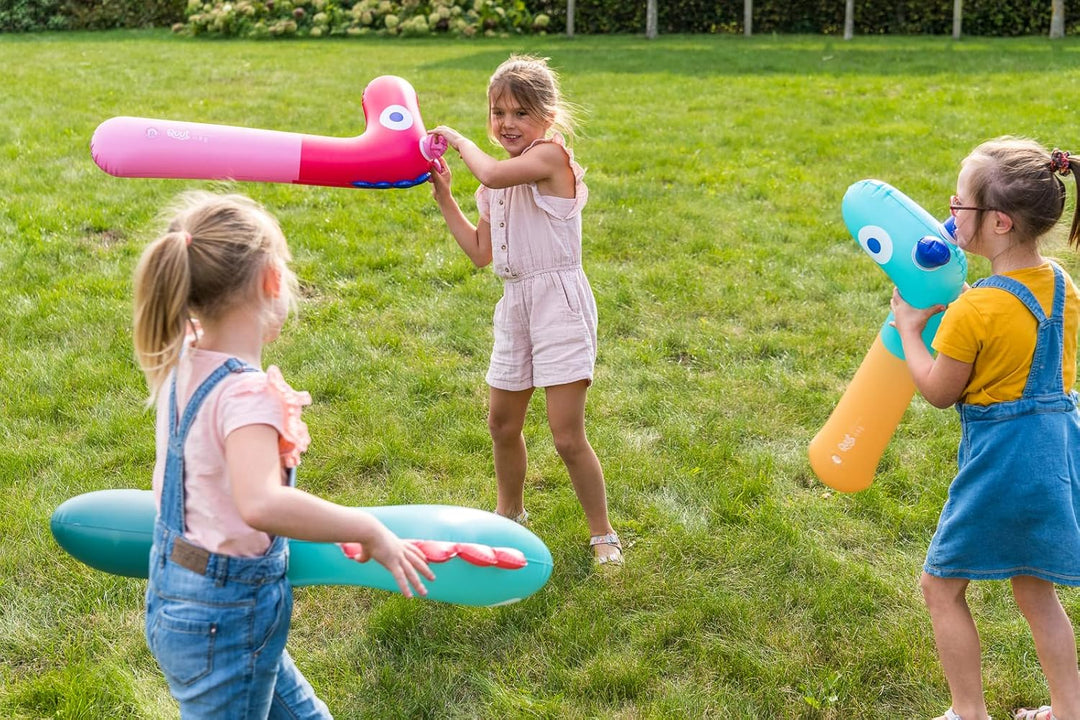 Quut - Noodle Friends – Spielzeug für drinnen und draussen rote Kirsche, rote Kirsche