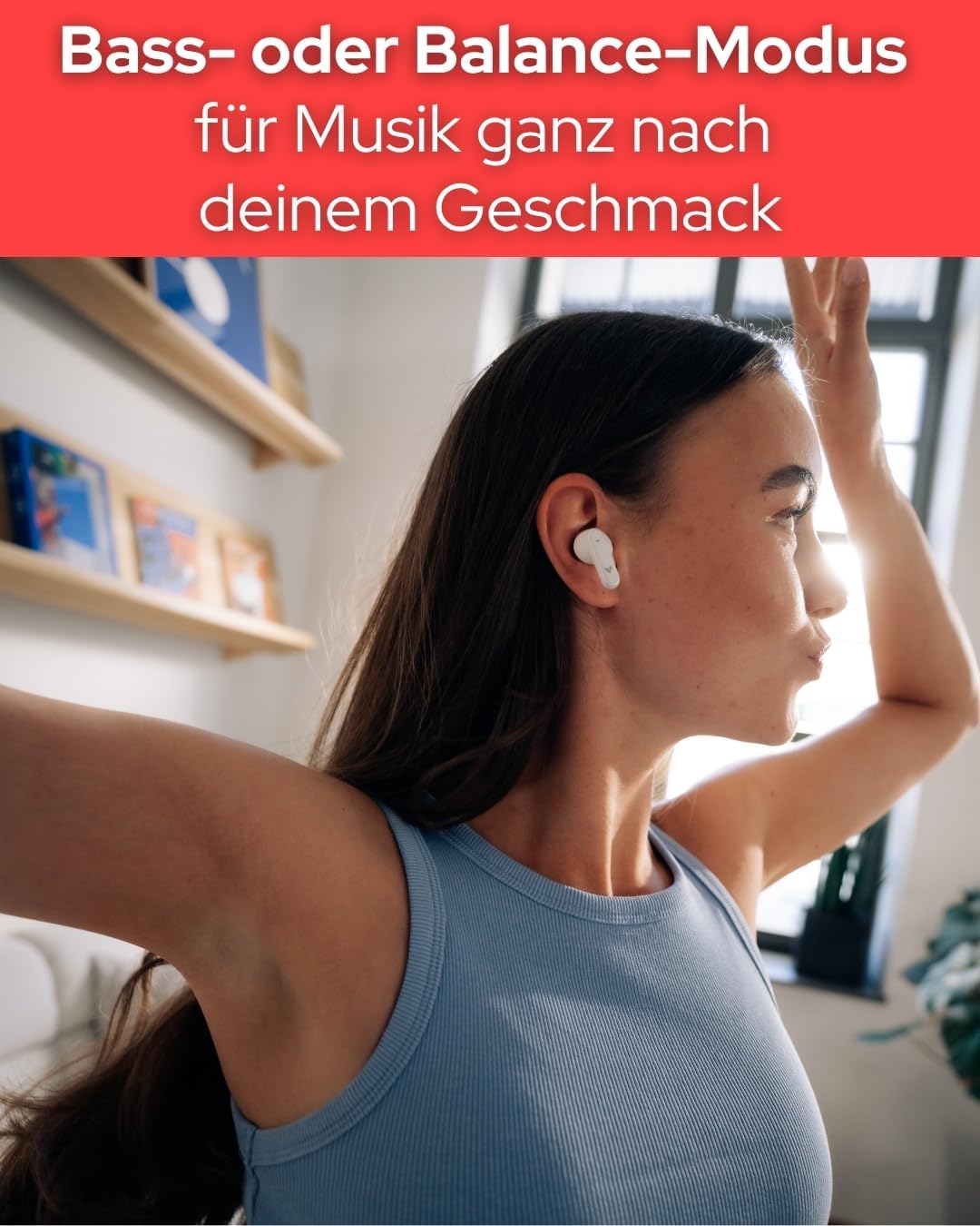 Verbatim TruSound Pro Bluetooth Kopfhörer In Ear mit ANC &amp; ENC, kabellos