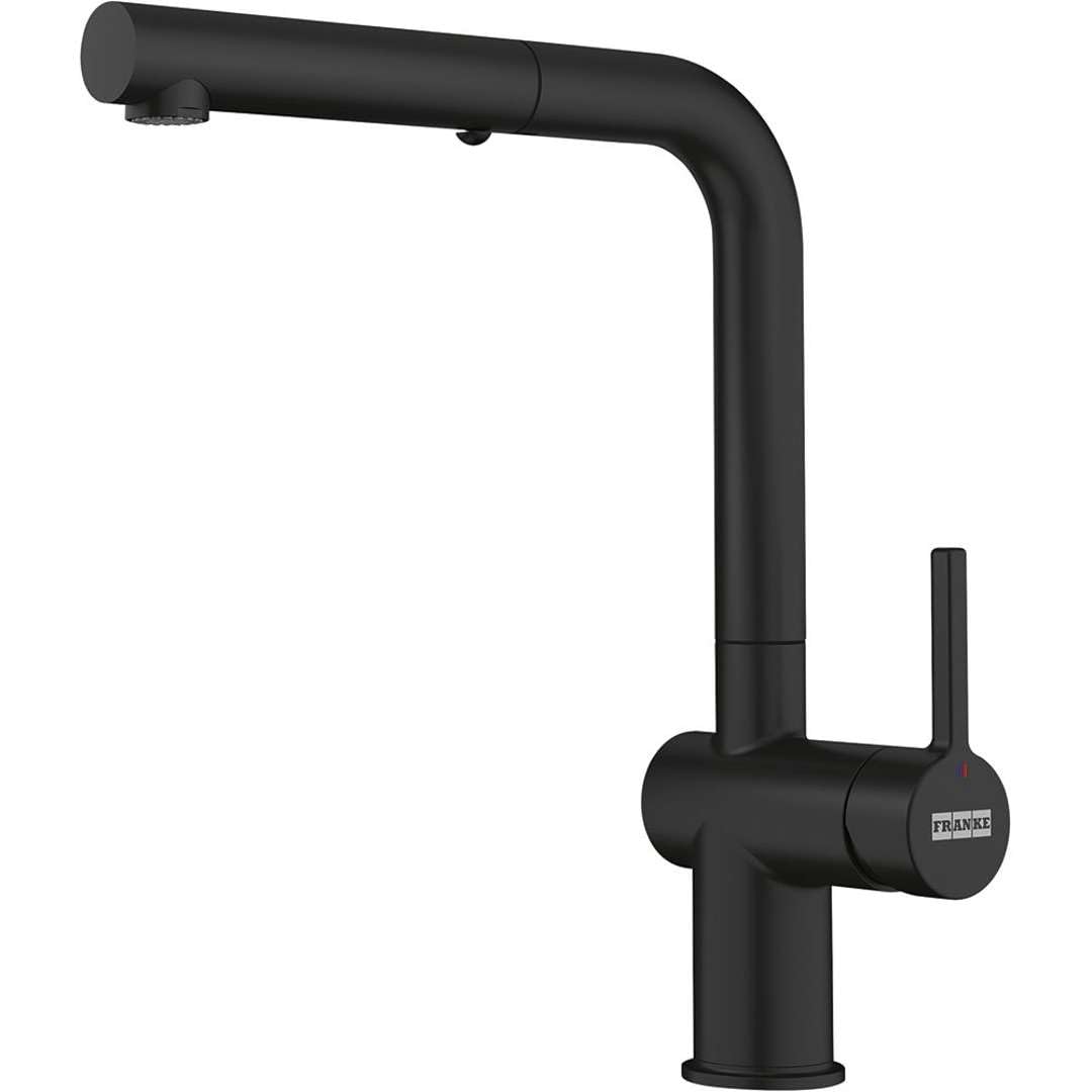 FRANKE 1 Active L pull out spray Spültischarmatur, Black