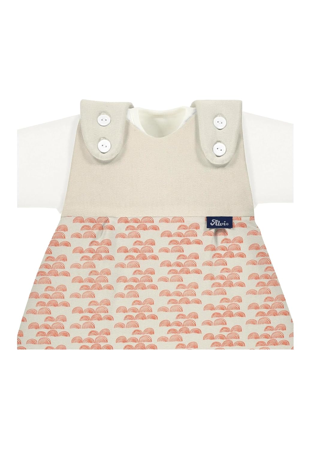 Alvi Baby-Mäxchen 3-teilig Baumwolle Baby Schlafsack Set, 2.5 TOG, Sommer- und Winterschlafsack, mit