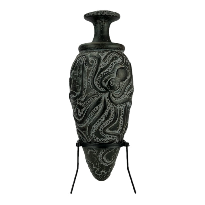 Rhyton Vase mit Oktopus und Delfinen, Minoan Crete, antikes Griechenland, terrakotta