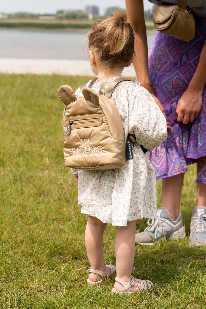 CHILDHOME, Kinderrucksack Baby, Schule, Kindergarten, Krippe, Zwei Fächer, Lunchbag/Flaschen geeigne
