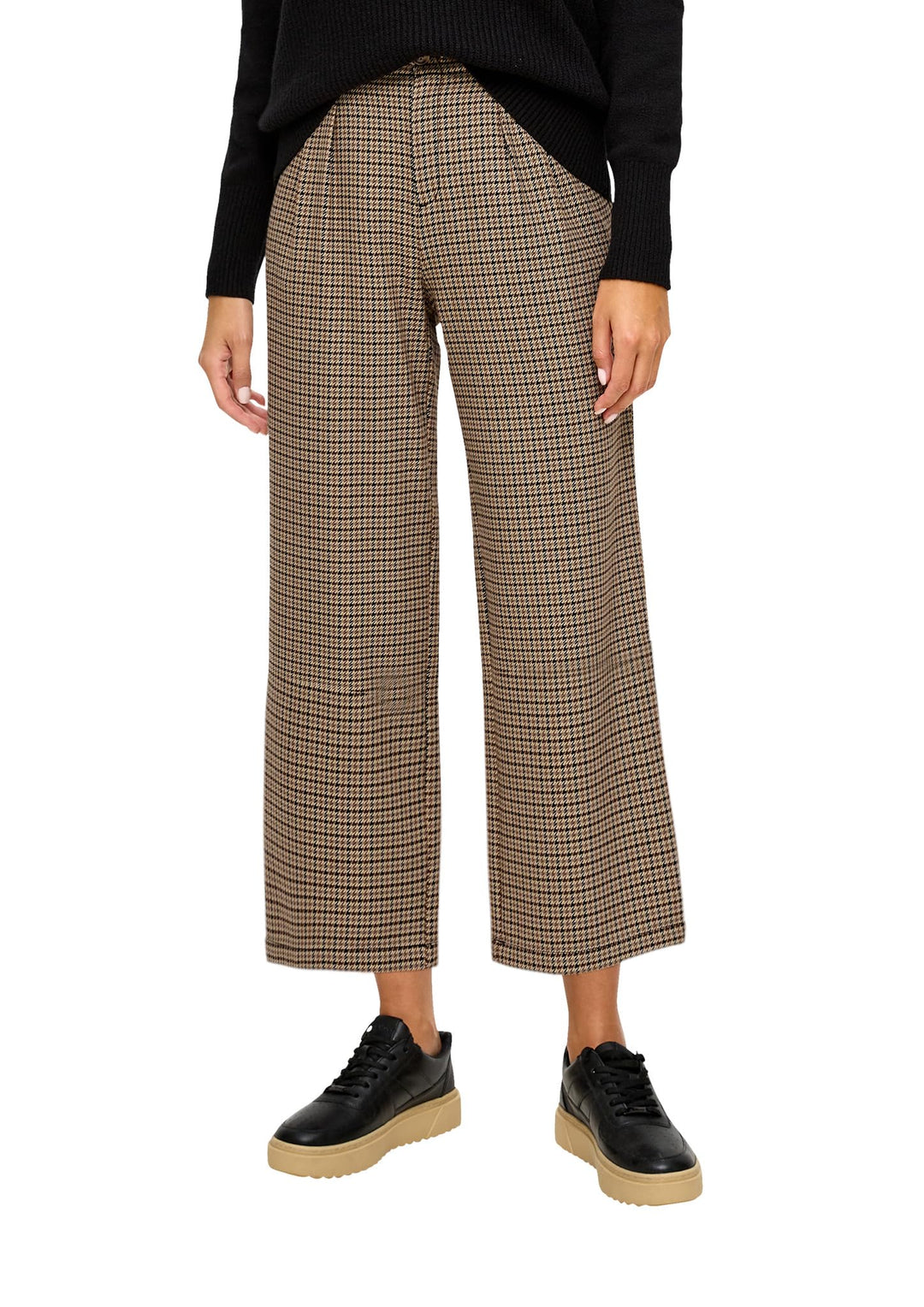 s.Oliver Regular: Culotte mit Bundfalten 42 99n3_schwarz, 42 99n3_schwarz