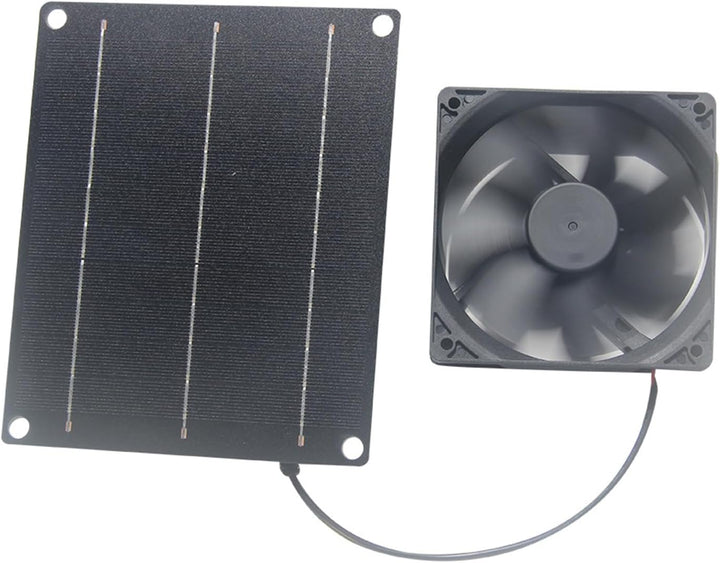 Solar Abluftventilator Mit Photovoltaikmodul, 30W Solars Ventilator Für Gebäude, Leiser Wandmontage