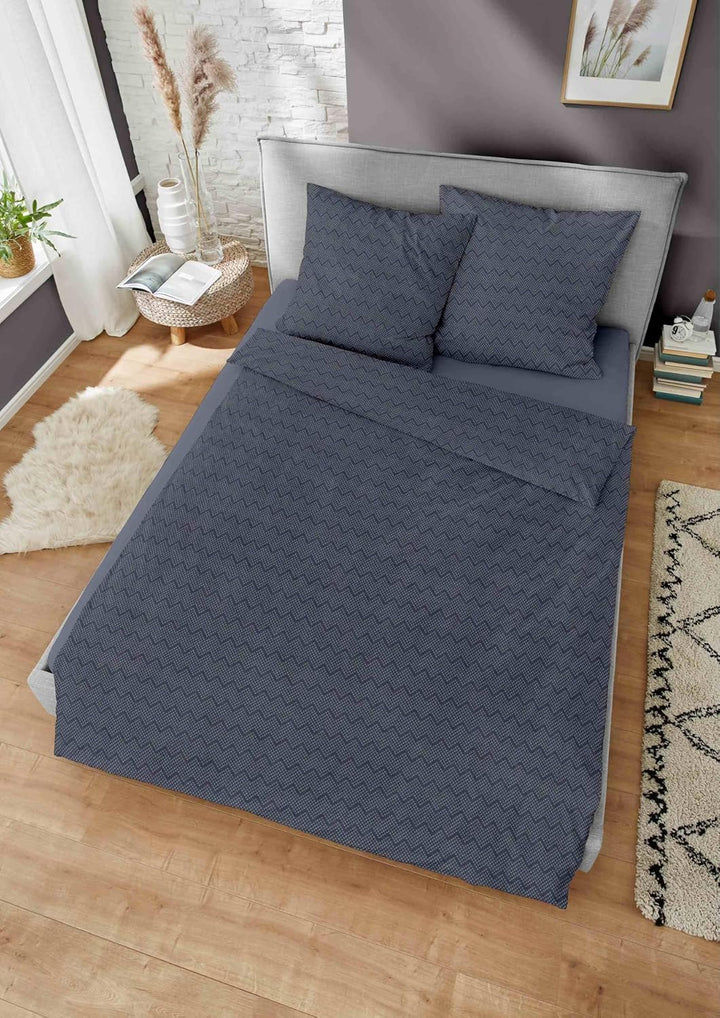 Dormisette Edelbiber Bettwäsche 2 teilig Bettbezug 155 x 220 cm Kopfkissenbezug 80 x 80 cm 1034-52 1