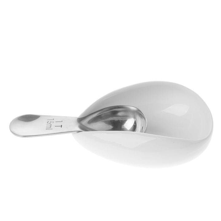 Kaffeebohnen Wiegeschale 15ml Keramik Edelstahl für Zuhause