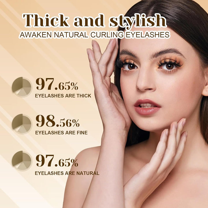 Premium Eyelash Serum, Professionelle Lash Serum, Wimpernserum Long Lashes, für Pflege Gebrochene Wi