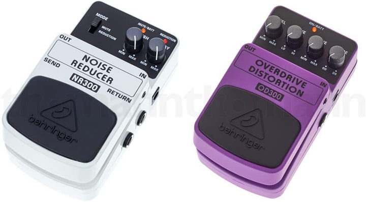 Behringer NOISE REDUCER NR300 Ultimatives Effektpedal zur Rauschunterdrückung & OVERDRIVE/DISTORTION