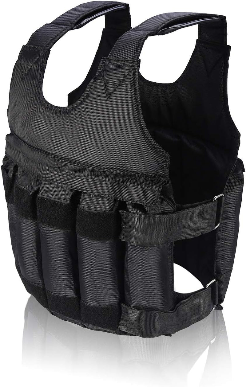 Gewichtsweste 50 KG Verstellbare Krafttraining Weight Vest Trainingsweste Training Fitness Sport Jac