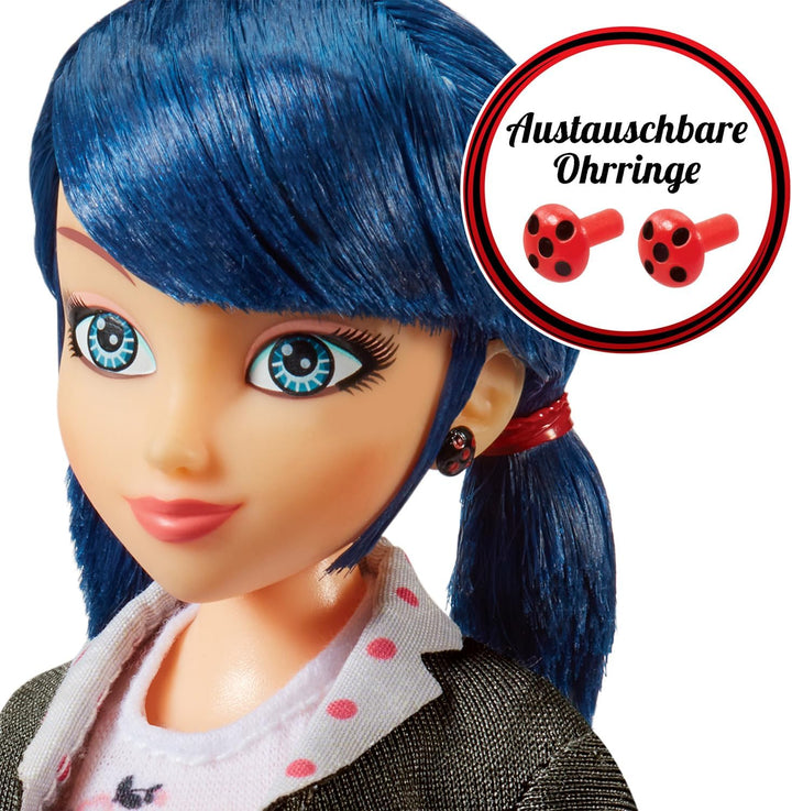 Bandai - Miraculous Ladybug - Ankleidepuppe 26 cm mit zwei Outfits - Ladybug - P50355