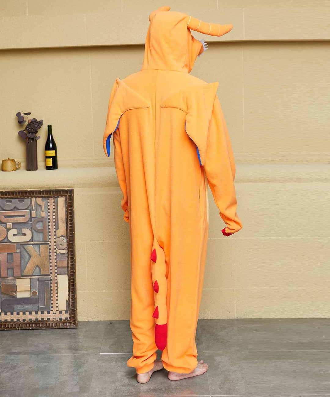 Dodheah Drache Onesie Erwachsene Tier Cosplay Kostüm Anime Cartoon Jumpsuit Weihnachten Halloween Py