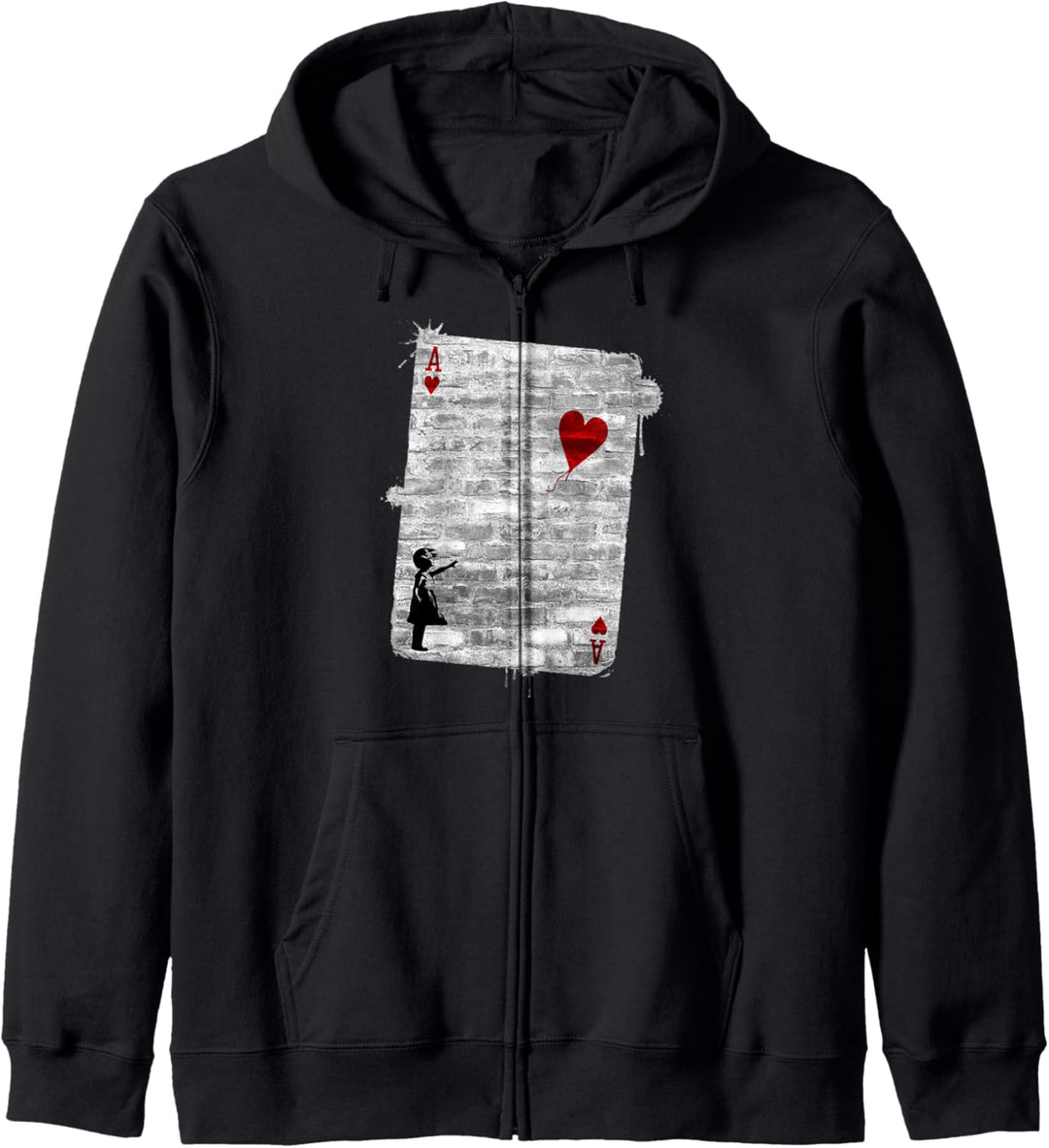 Balloon Girl Ace of Heart - Cardistry Gift Kapuzenjacke