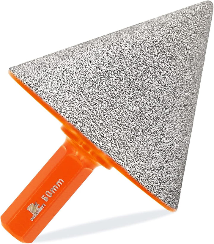 Diamant Fasenbohrer 50mm - BRSCHNITT Diamant Fasenbits Fingerfräser zum Vergrössern Löcher in Fliese