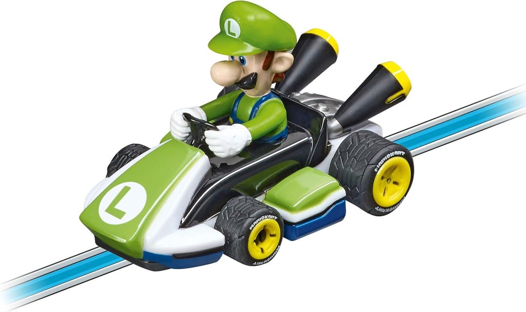Carrera First Mario Kart™ Rennbahn | Super Mario™ vs. Luigi | Flip-Elemente | 2,9m Rennbahn | ab 3 J