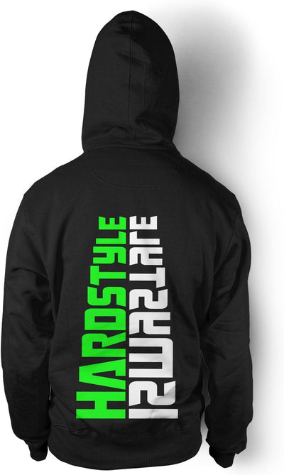 Hardstyle is My Style Männer und Herren Kapuzenpullover | Hardcore Musik Minimal Geschenk | M4 FB (S