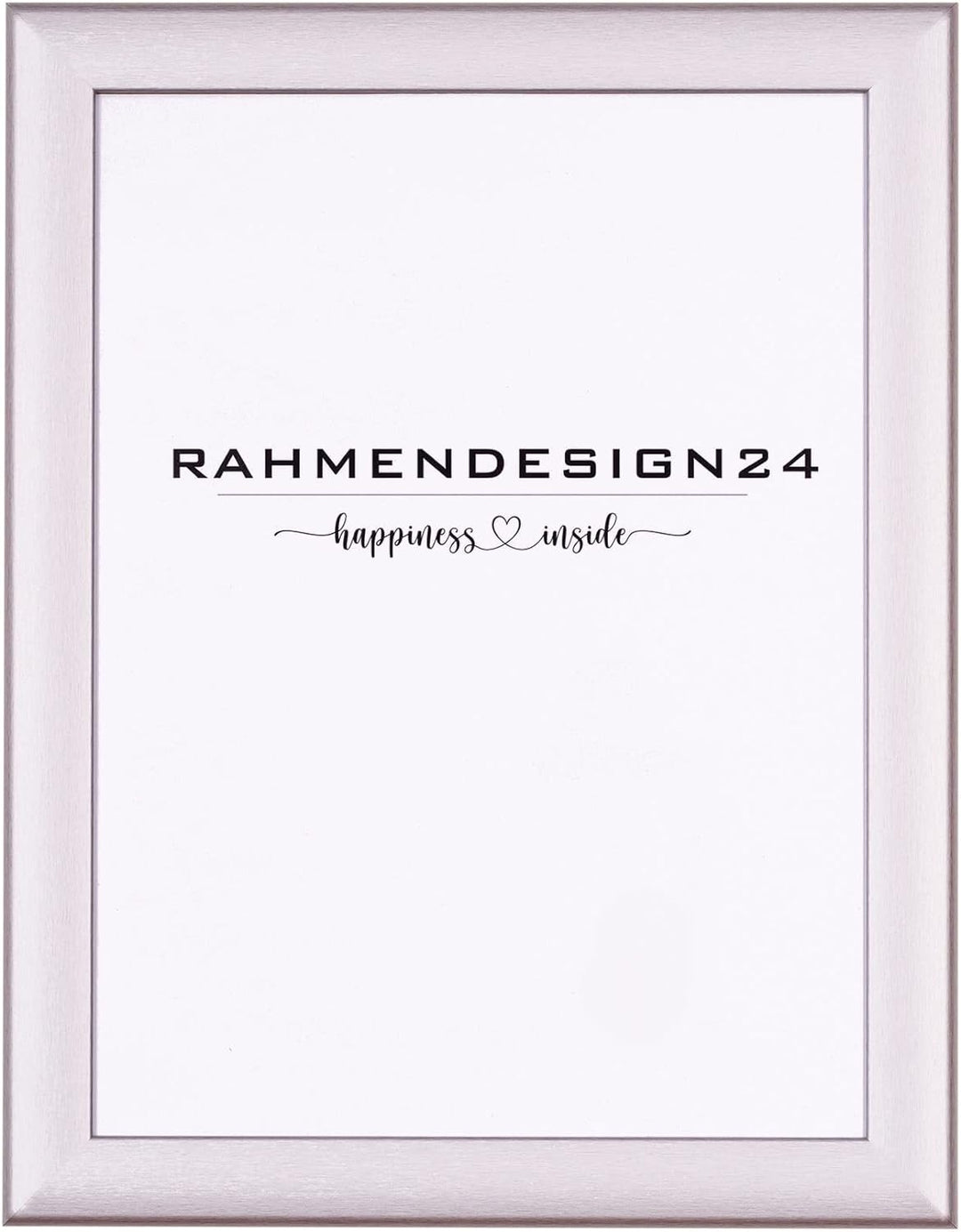 Rahmendesign24 Bilderrahmen Fiona 50x70 (POSTERFORMAT) Alu gebürstet Fotorahmen, Wechselrahmen, Post