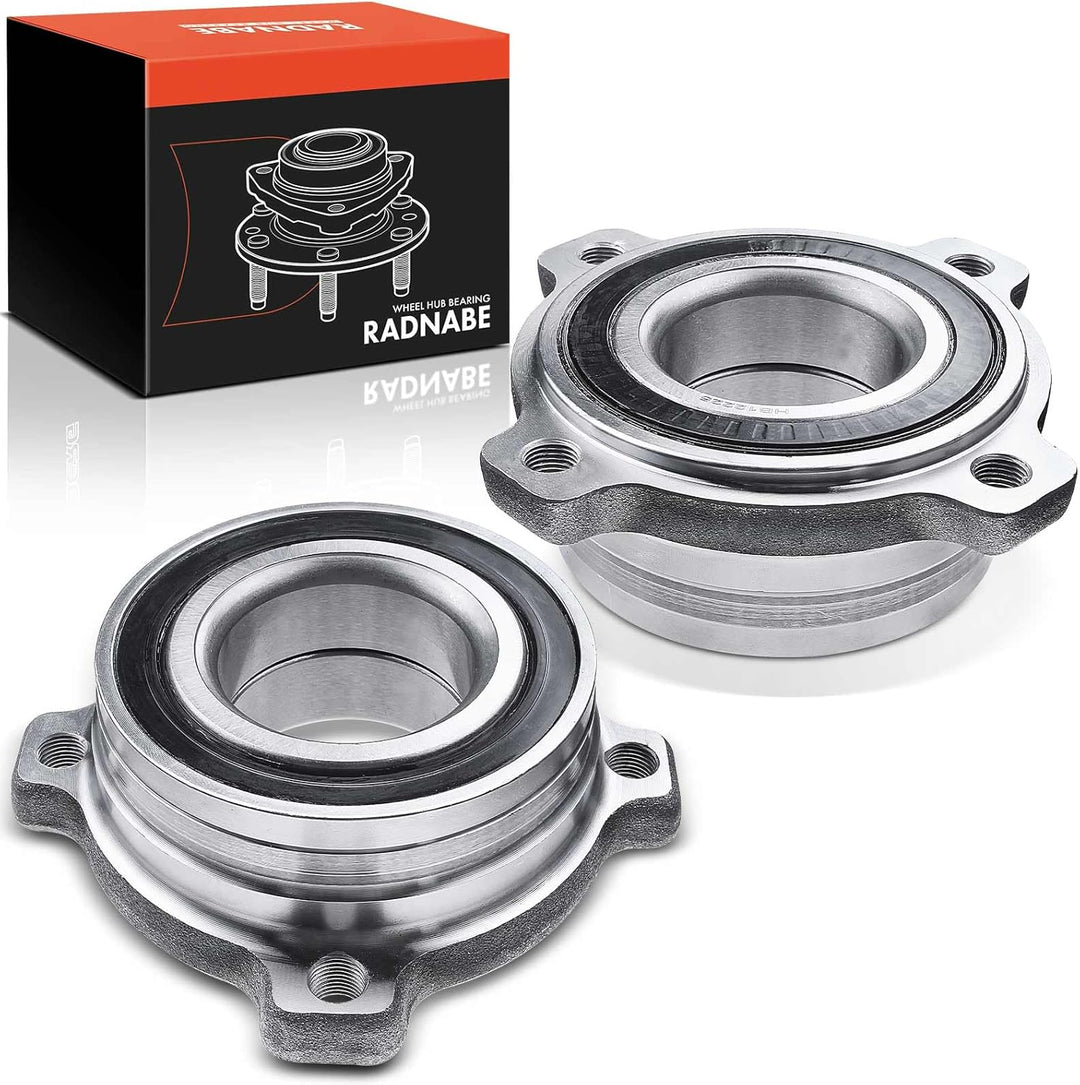 Frankberg 2x Radnabe Radlagersatz Hinterachse Kompatibel mit 5er E39 1995-2003 5er E60 2001-2010 5er