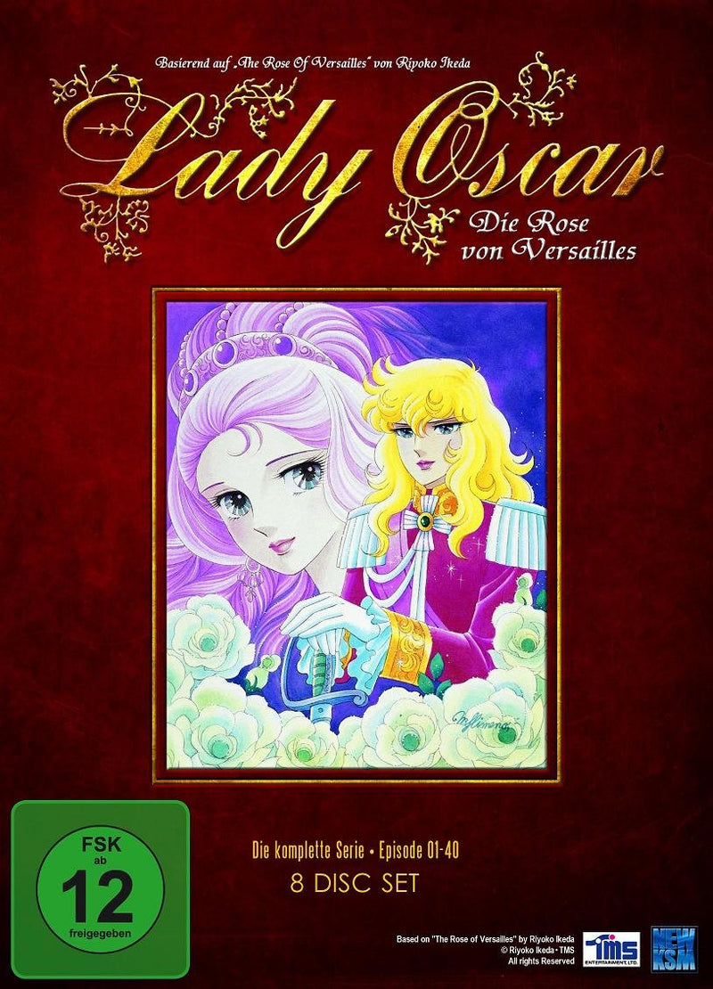 Lady Oscar: Die Rose von Versailles - Die komplette Serie (Episoden 1-40) [8 DVDs] [Collector&