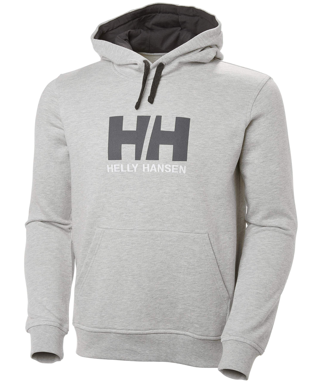 Helly Hansen Herren Hh Logo Hoodie Sweatshirt mit Kapuze (1er Pack) Grau-melange S Buchstabenmuster,