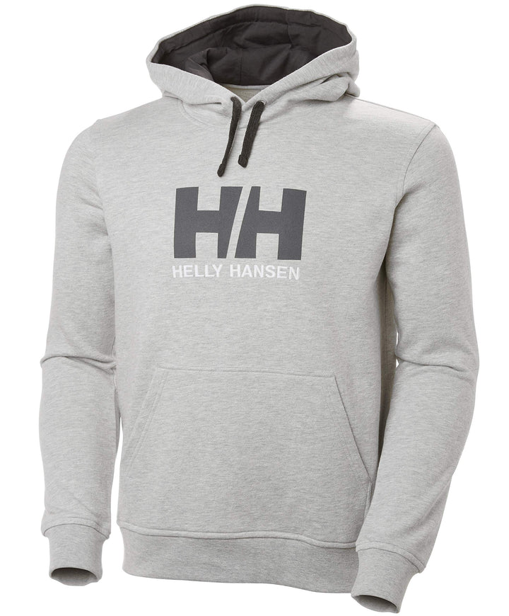 Helly Hansen Herren Hh Logo Hoodie Sweatshirt mit Kapuze (1er Pack) Grau-melange S Buchstabenmuster,