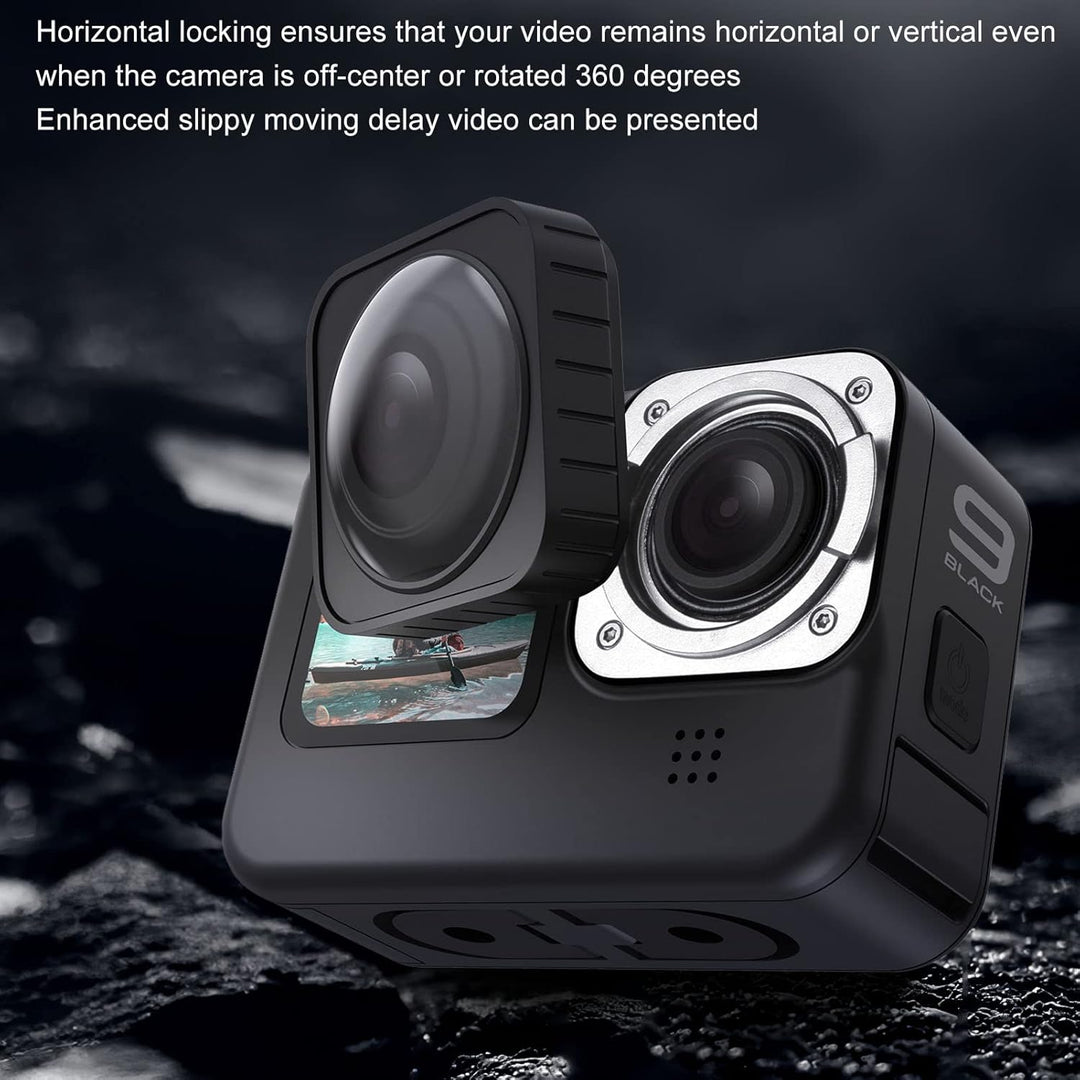 Max Lens Mod für Hero Action Camera, Anti Shake Action Camera Max Lens, Professionelles Ultraweitwin