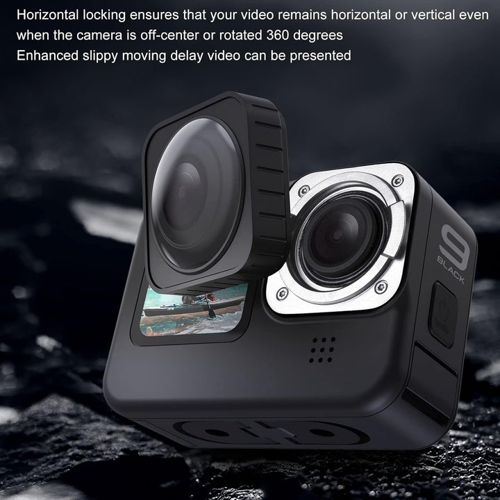 Max Lens Mod für Hero Action Camera, Anti Shake Action Camera Max Lens, Professionelles Ultraweitwin