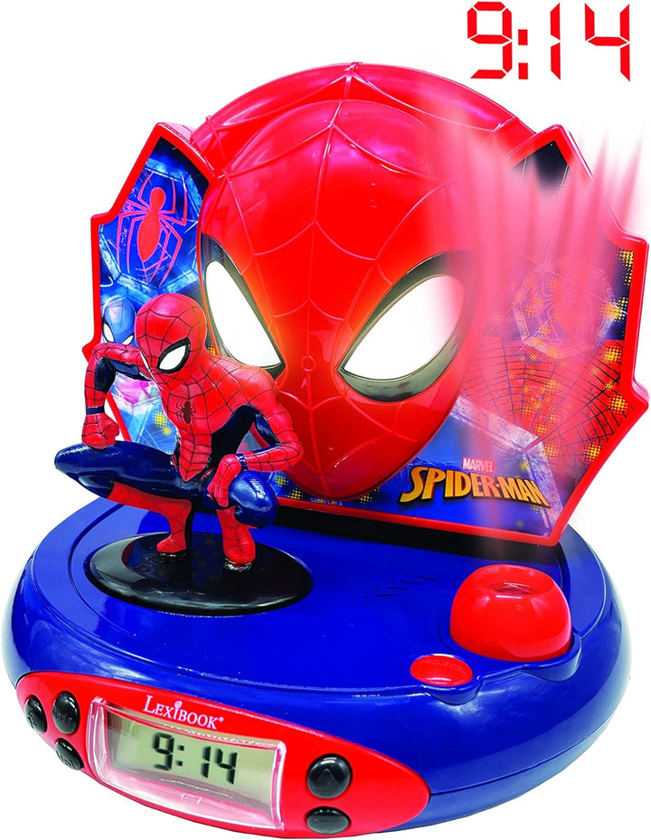 Spider-Man Radiowecker mit Projektion RP500SP, Spider-Man