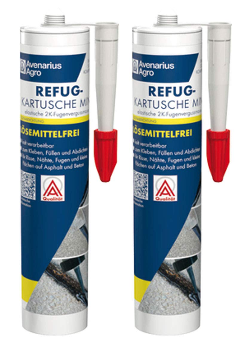 Avenarius Agro Refug Fugen-Dichtmasse Asphalt - Beton reaktiv (2 Stück), 2