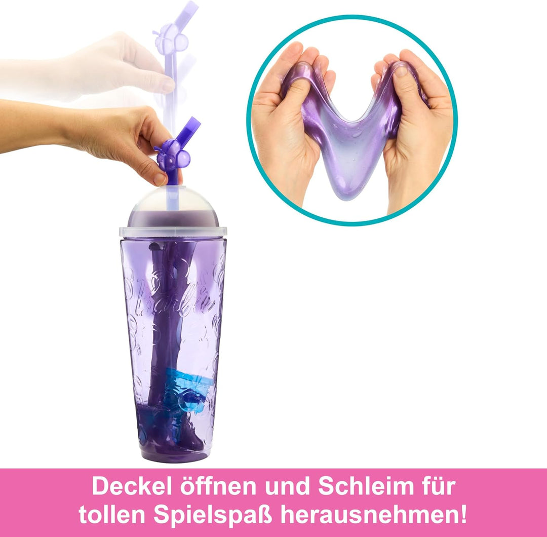 Barbie Pop Reveal Fruit - Puppe mit violetten Haaren im Grapefruitduft, 8 Überraschungen, duftendes