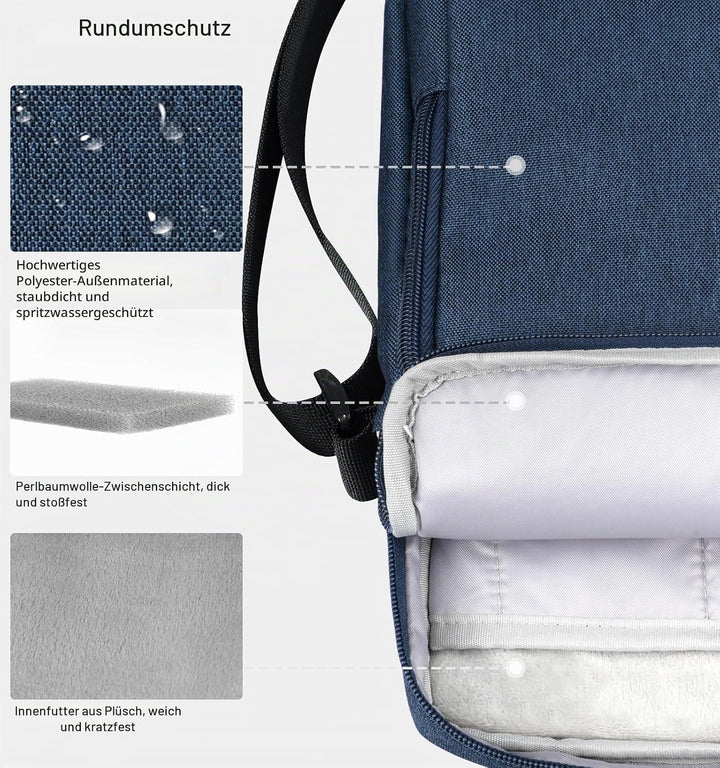 Dadanism 9-11 Zoll Tablet Tasche Schultertasche für iPad Pro/Air 11", iPad (A16) 11", i-Pad 10. Gen