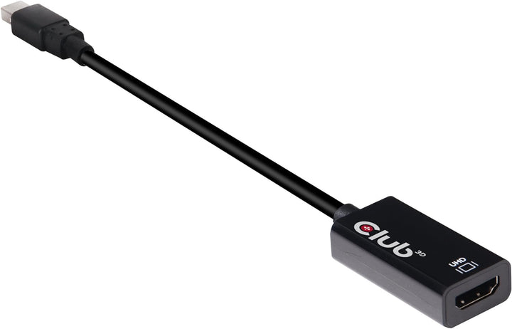 Club3D CAC-1180 DisplayPort Adapter [1x DisplayPort Stecker - 1x HDMI-Buchse] Schwarz, CAC-1180