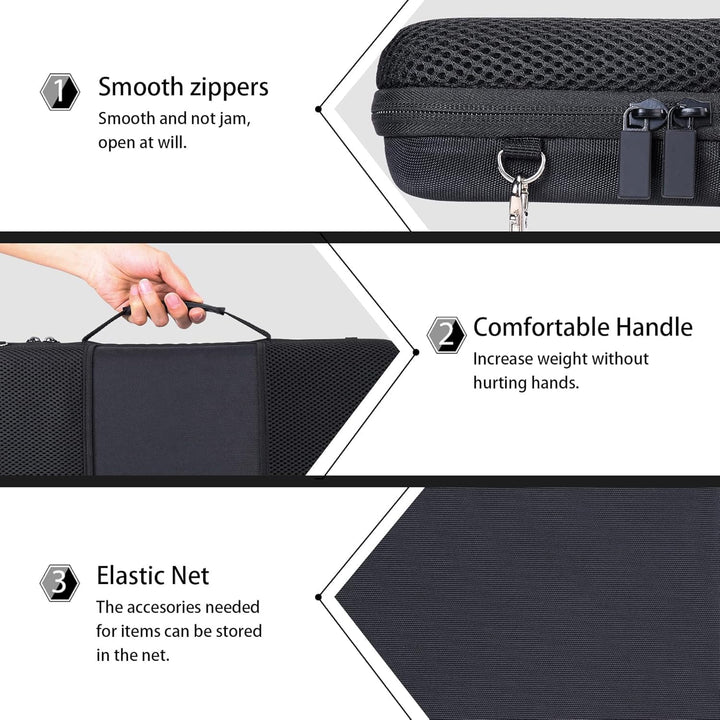 co2CREA Hart Reise Schutz Hülle Etui Tasche für AKAI Professional MPK Mini Plus 37-Tasten USB MIDI K