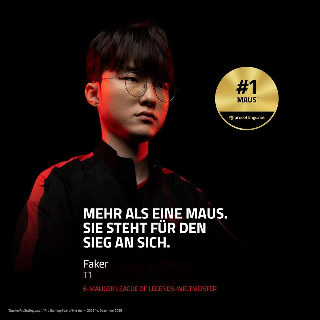 Razer Viper V3 Pro Faker Edition - Ultraleichte kabellose Esports Gaming-Maus - 8K Hz HyperPolling (