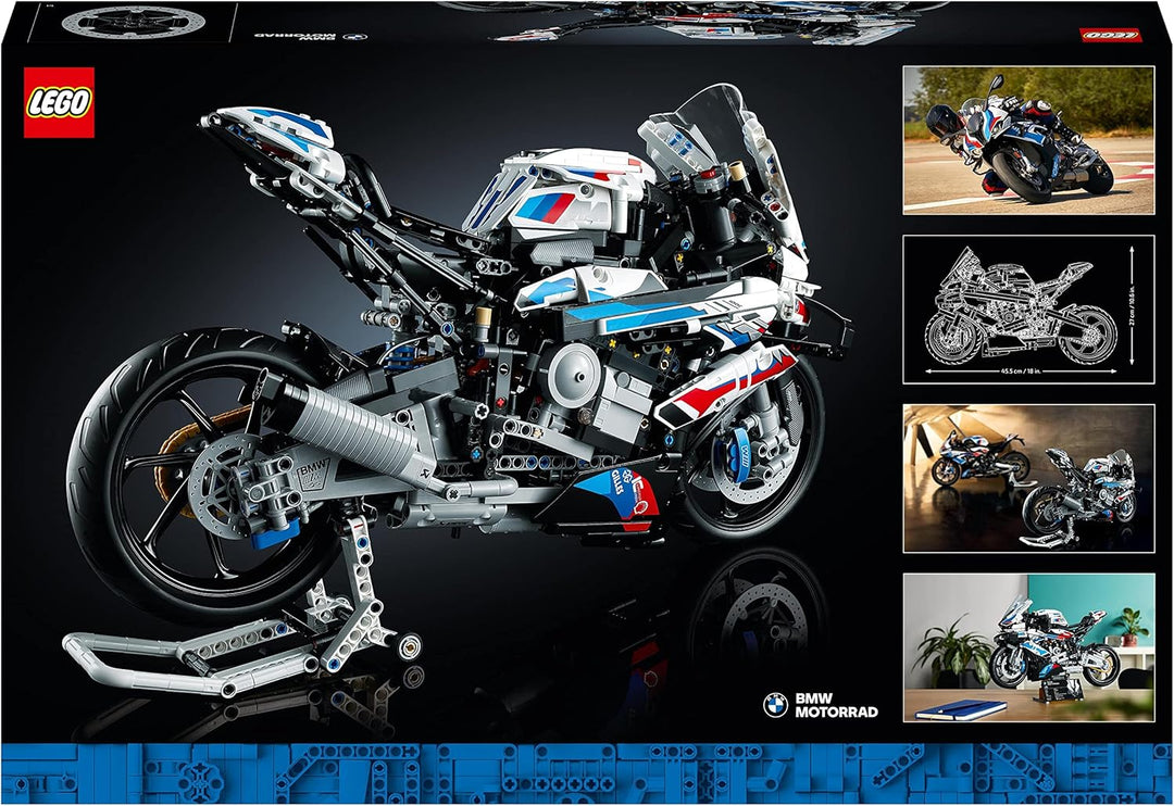 LEGO 42130 Technic BMW M 1000 RR Motorrad Modell für Erwachsene, Modellbausatz, Set als Geschenk zum