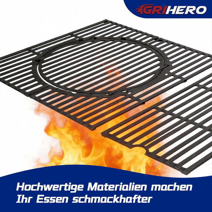 Gusseisen Grillroste Switch Grid Rost-In-Rost System Mit Enders Boston 3, Landmann Triton 3 & 4, Bar