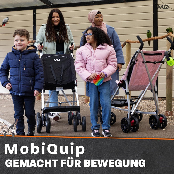 MobiQuip XL Kinderwagen für Kinder mit besonderen Bedürfnissen, Rollstuhl für ältere Kinder, einfach