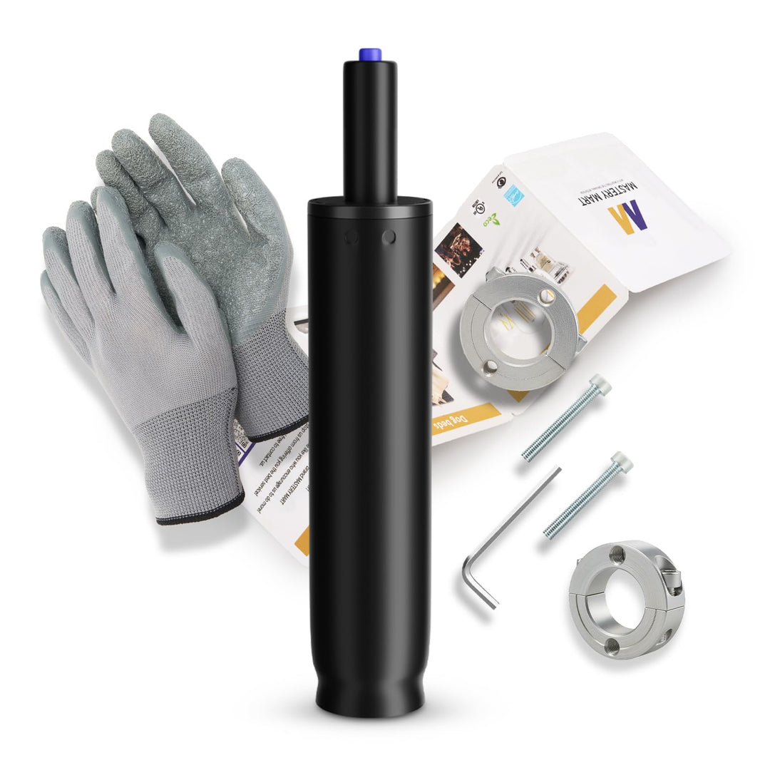 Mastery Mart Gasfeder für Bürostuhl, mit 251mm - 346mm Gasdruckfeder für Bürostuhl, Handschuhe, Zyli