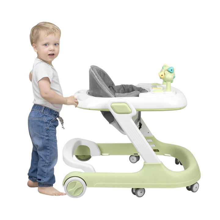 Lauflernhilfe für Babys, 2-in-1, skalierbar, fördert die Erwachung, kompakt zusammenklappbar – Spiel