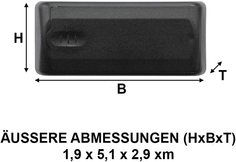 Master Lock Magnetischer Schlüsselbox, 207EURD 11,9 cm x 5,1 cm x 2,9 cm, 11,9 cm x 5,1 cm x 2,9 cm