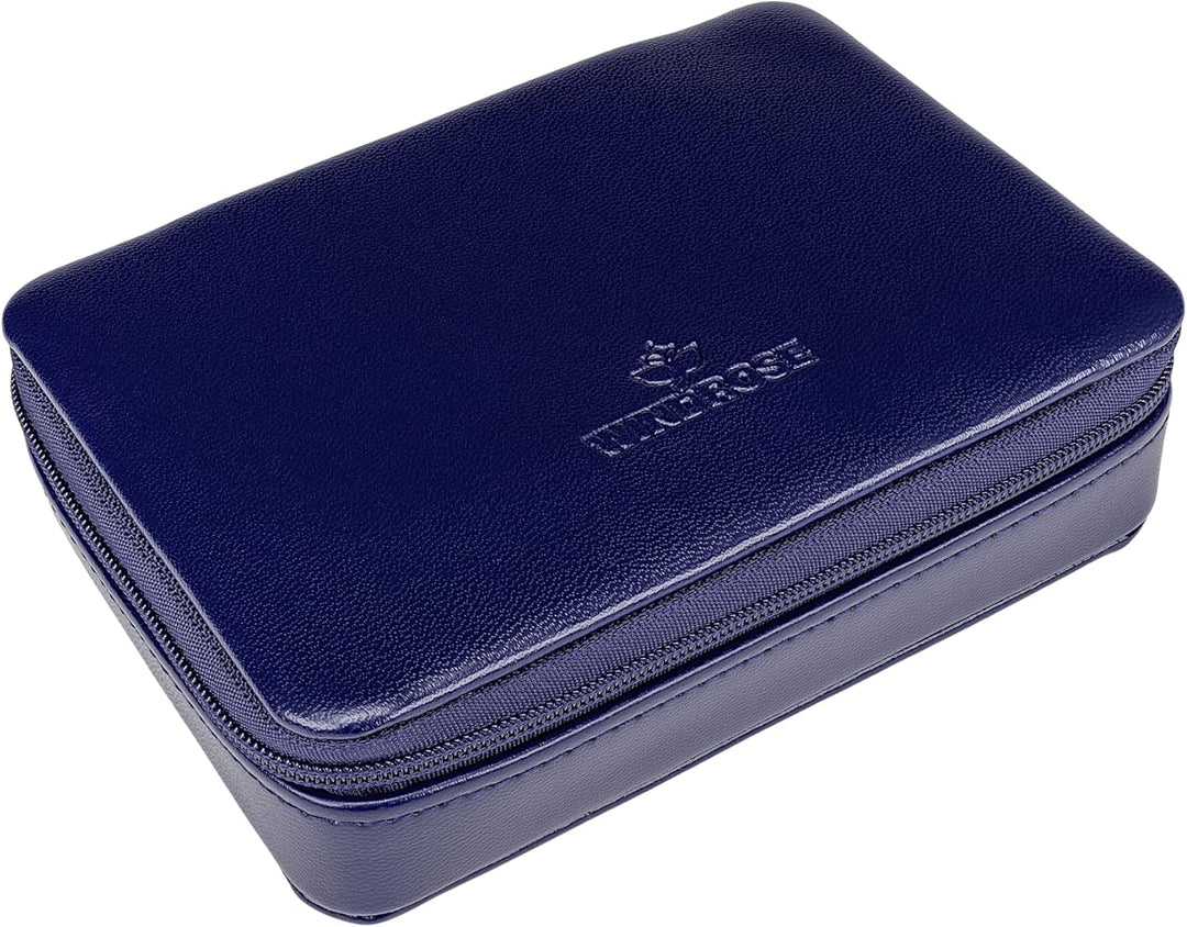 Windrose Charmbox klein merino moda/dunkelblau, Dunkelblau