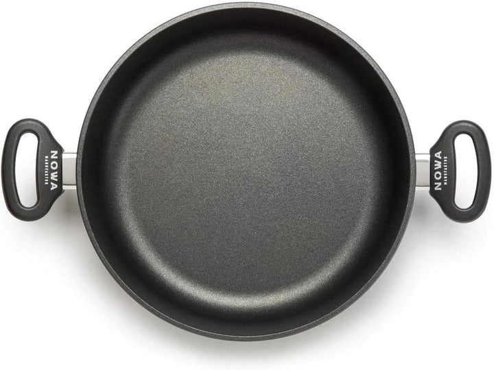 Aluguss Schmortopf, Innenhöhe von 7 cm, backofenfest bis 280 °C, Antihaft beschichtet, Induktion, Ma