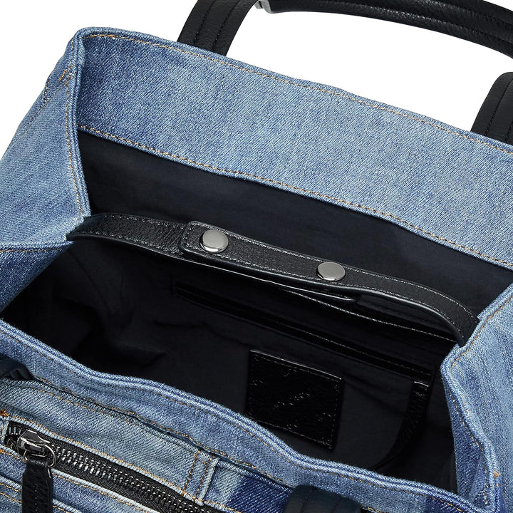 Desigual Damen-Einkaufstasche Denim 21waxd20 Einzigartiges Denim