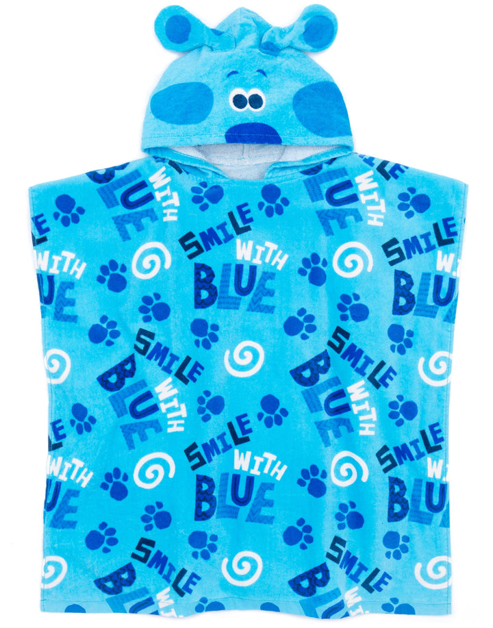 Blue's Hinweise und du Handtuch Poncho Kinder Kleinkinder | Mädchen Jungen Pädagogisch Animierte Wel