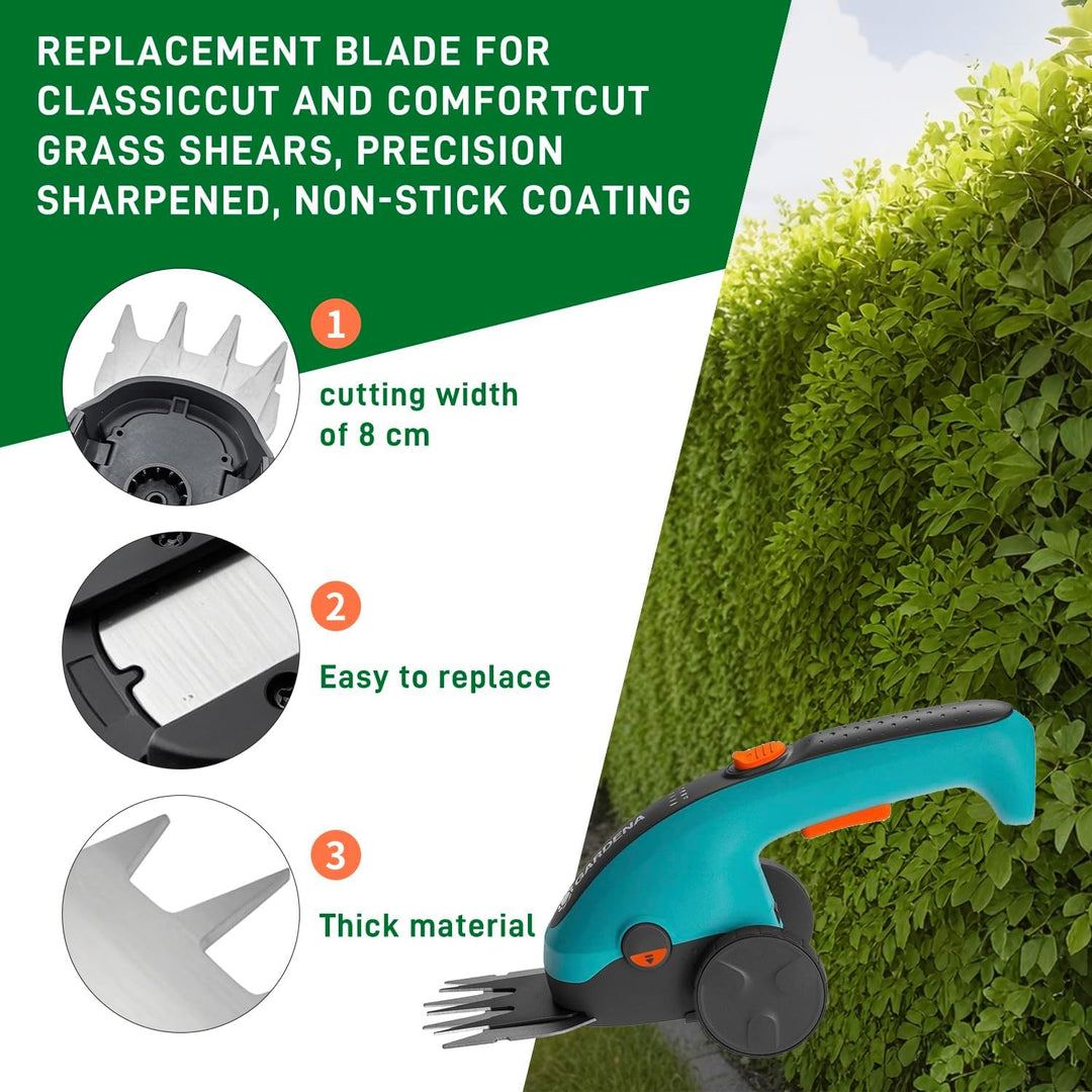 Rasen- und Boxholzklinge 9862-20 für Gardena Rasenschneider 8 cm