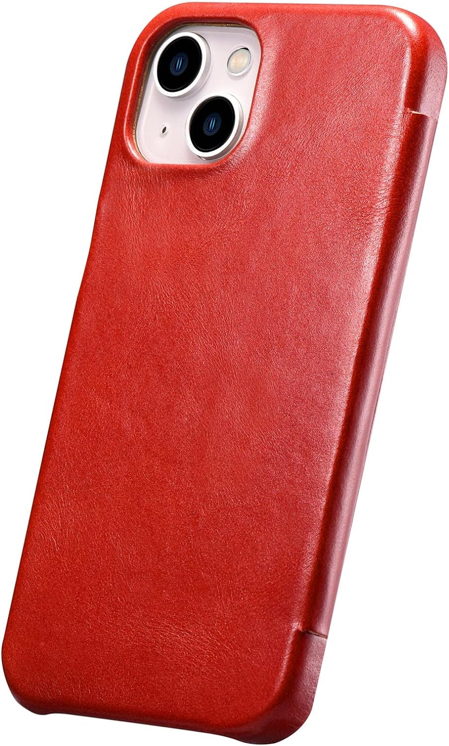Mobiskin Hülle kompatibel mit Apple iPhone 13 Mini (5,4 Zoll), Handyhülle mit echtem Leder, Case, Sc