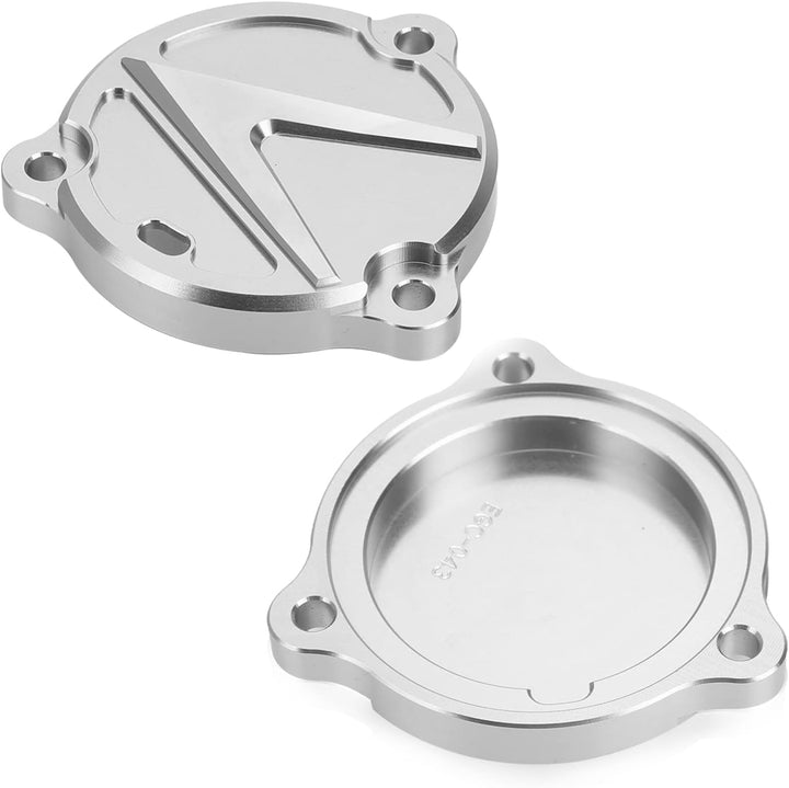 MOLONG Motorrad Motor Stator Schutzabdeckung Dekoration für T-MAX Tmax 530 2012-2019 Silber, Silber