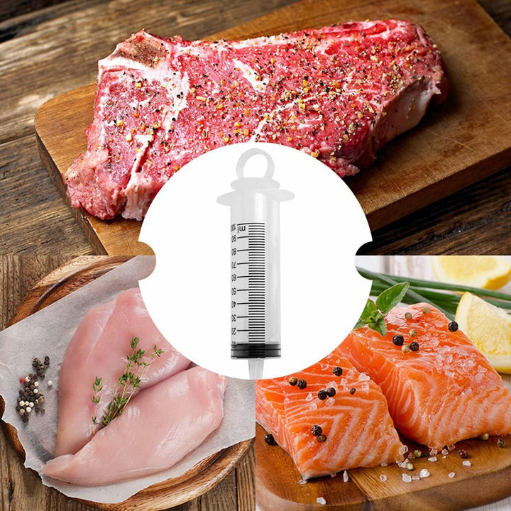 alcofermbrew Marinadenspritze 100ml - Marinadenspritze | Pökelspritze | Fleischinjektor | Pökelfleis