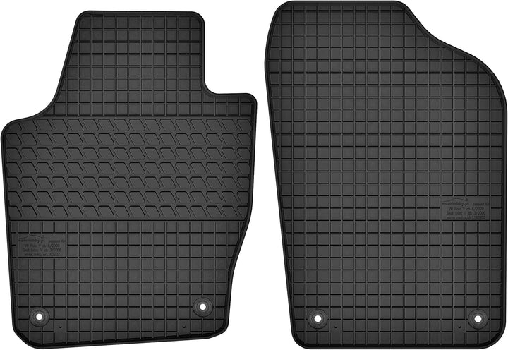 Motohobby Vorne Gummi Fussmatten Gummimatten Satz für VW Polo V (2009-2017)