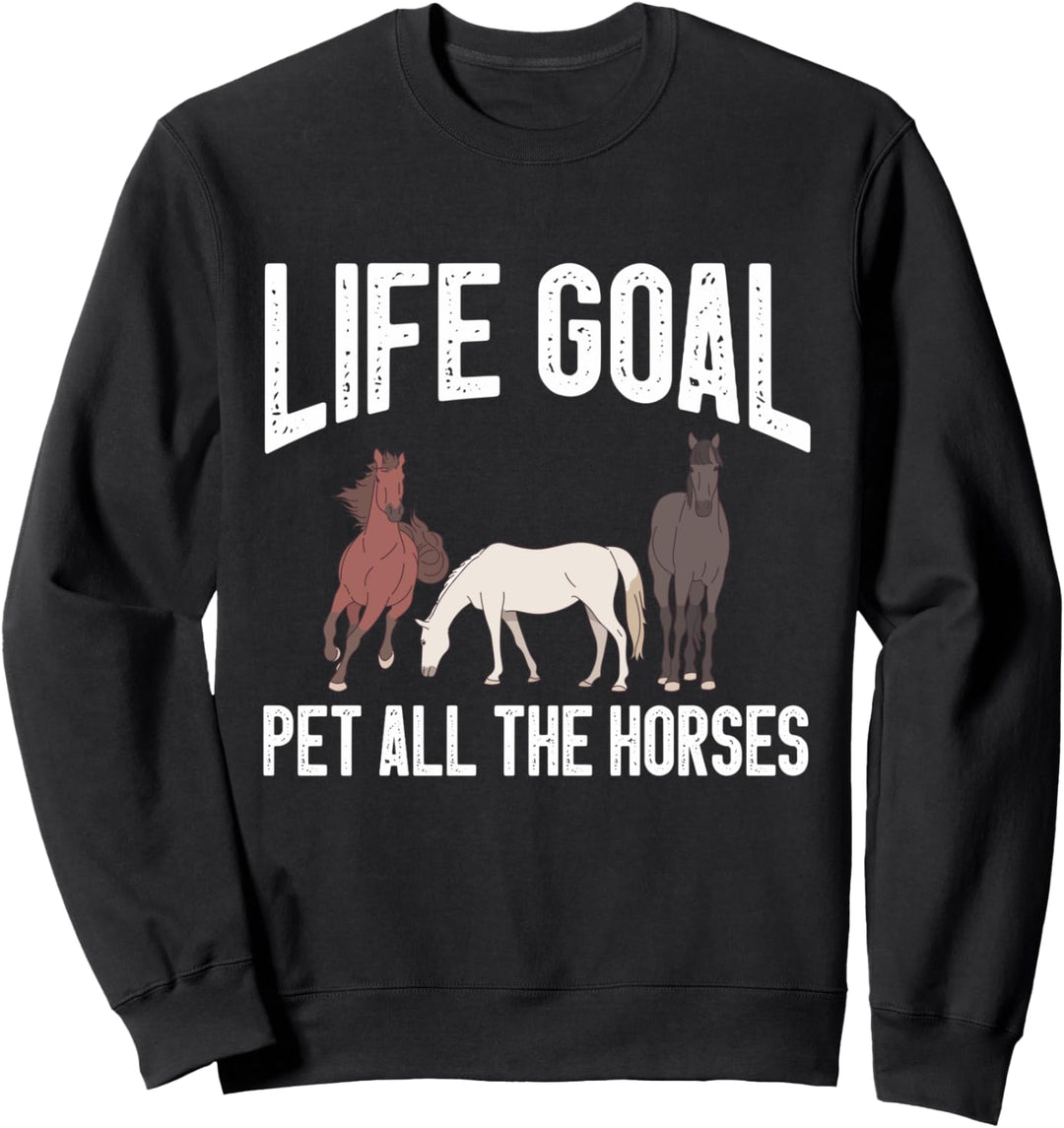 Reitpony, Pferdebesitzer, Rettungstor, Haustier, All The Horses Sweatshirt