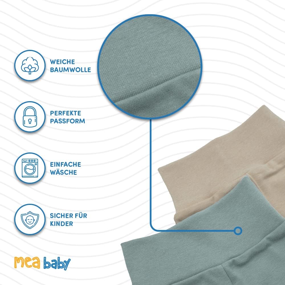Unisex Baby Hose aus 100% Baumwolle im 5er Pack/Pumphose. Babyhose für Jungen Baby Hose für Mädchen,